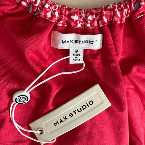 MAX STUDIO Summer Sleeveless Dress, halter neckline with keyhole cutout Size: M - Picture 6 of 15